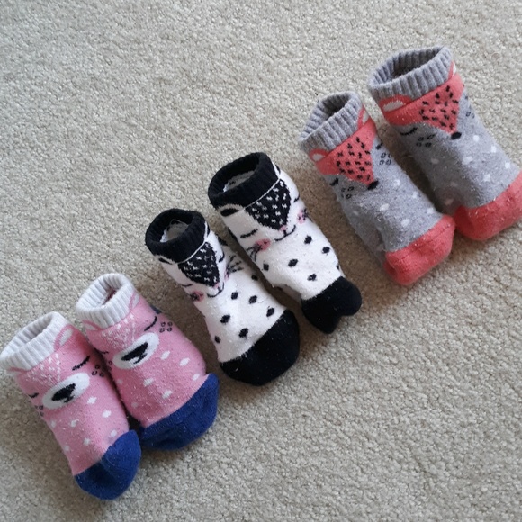 Hanna Andersson Other - 3 Hanna Andersson critter socks size 5-7